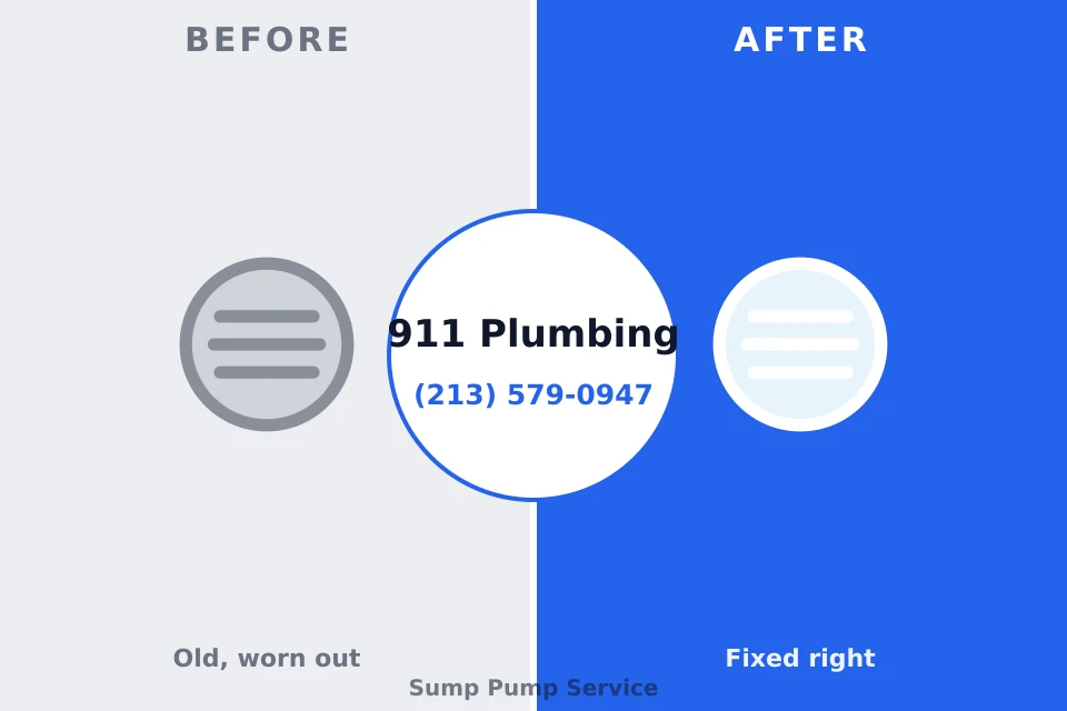 Before and after: plumbing repair Meadow Lakes, AK